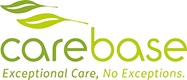 Care Base's logo takes you to their list of jobs