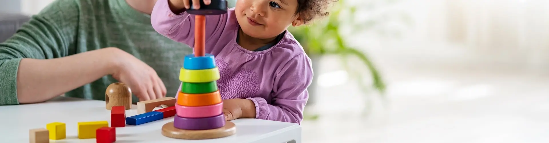 Support Worker with child
