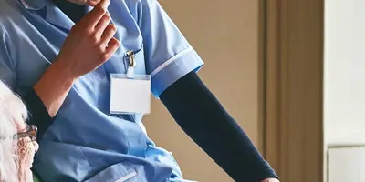 Care assistant with client