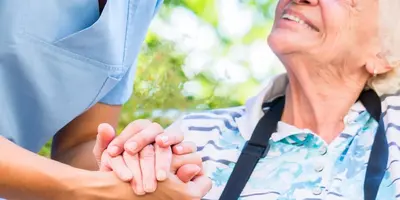 Care assistant with client